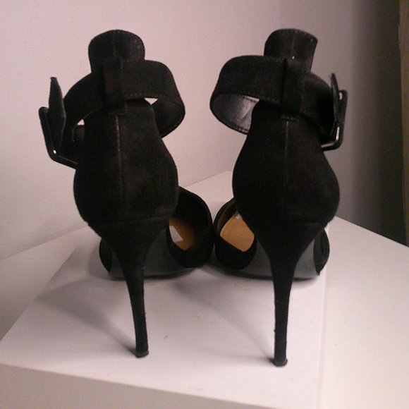 Steve Madden - Desire - Suede pointed toe ankle strap Pumps - Size 6.5 - Picture 9 of 12